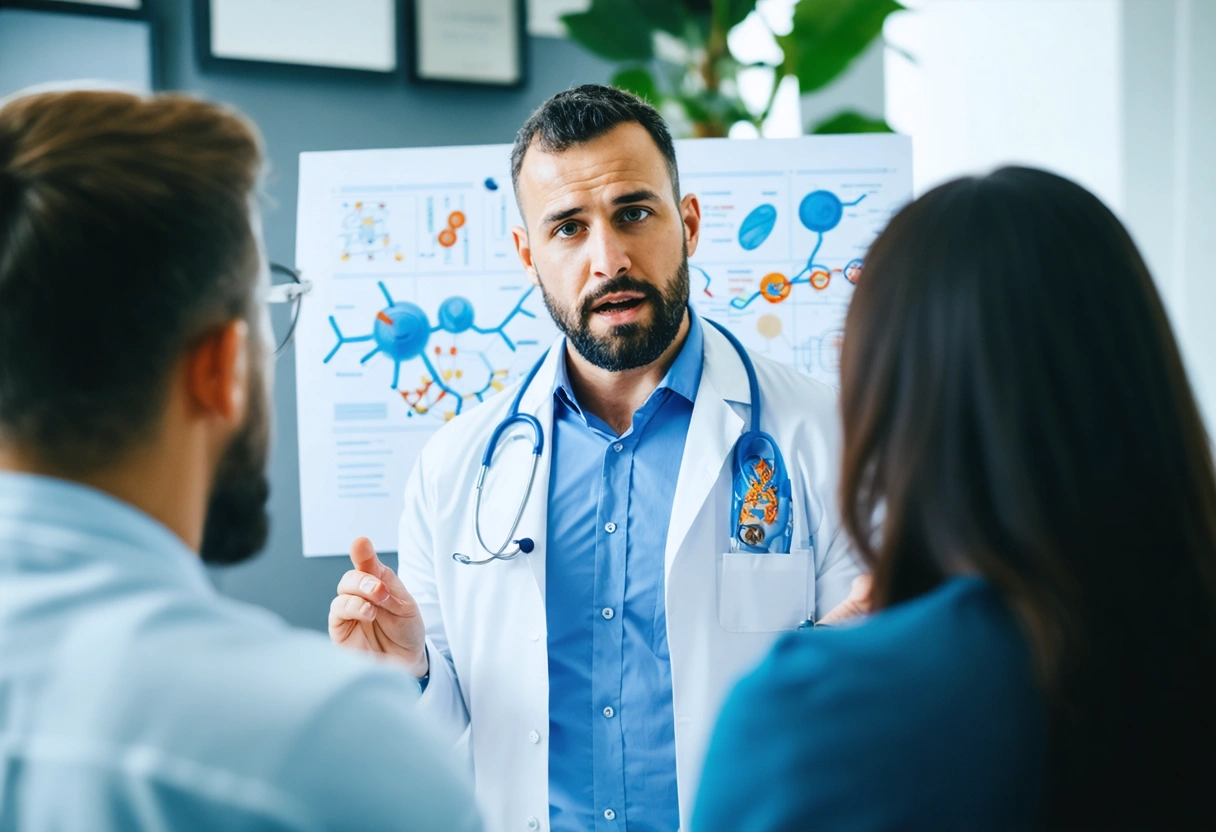 Group therapy session with participants sharing weight loss experiences